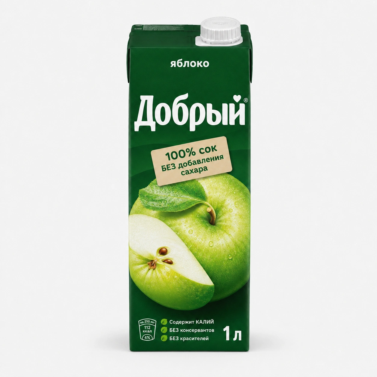 Сок Добрый яблочный <br/>1 л.